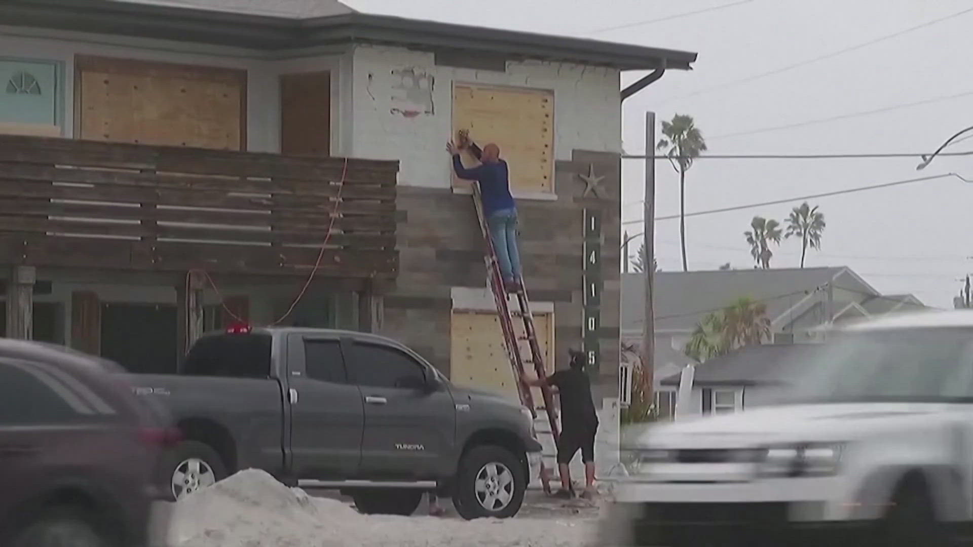 Some said they intended to stay rather than risk getting stuck in evacuation traffic.