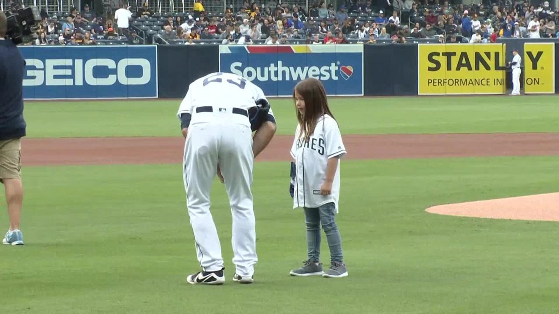Prosthetic hand first pitch