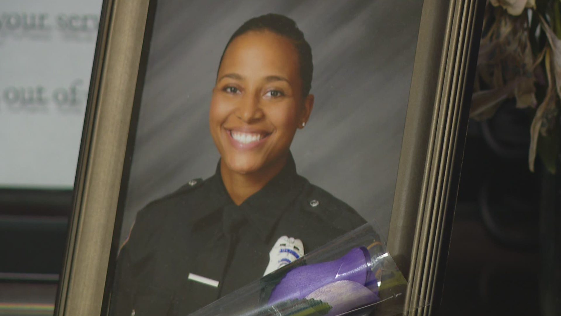 It's a different kind of memorial for a fallen metro police officer.