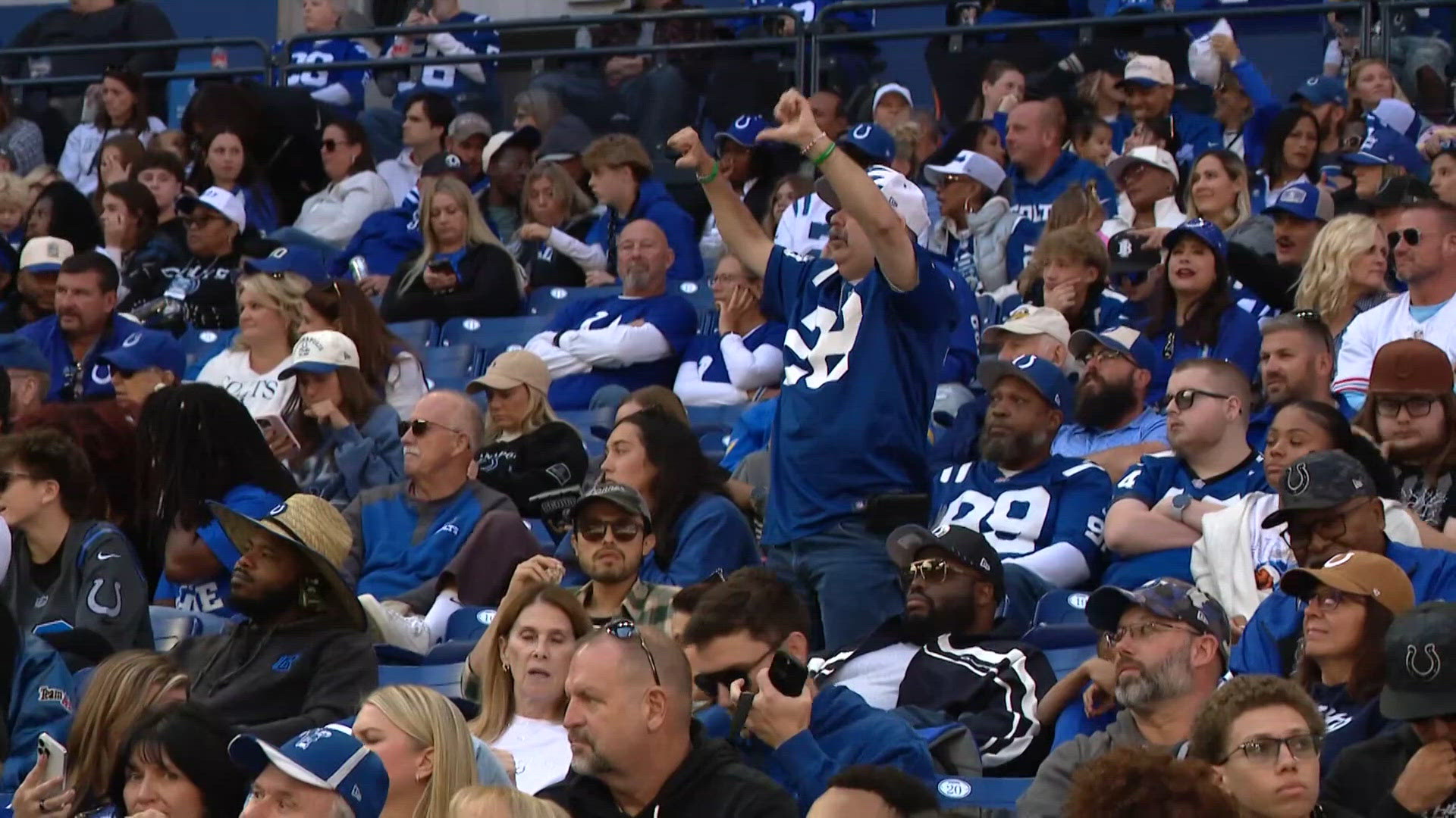 Man behind Colts' 'Blue' nominated for Salute To Service Award | wthr.com