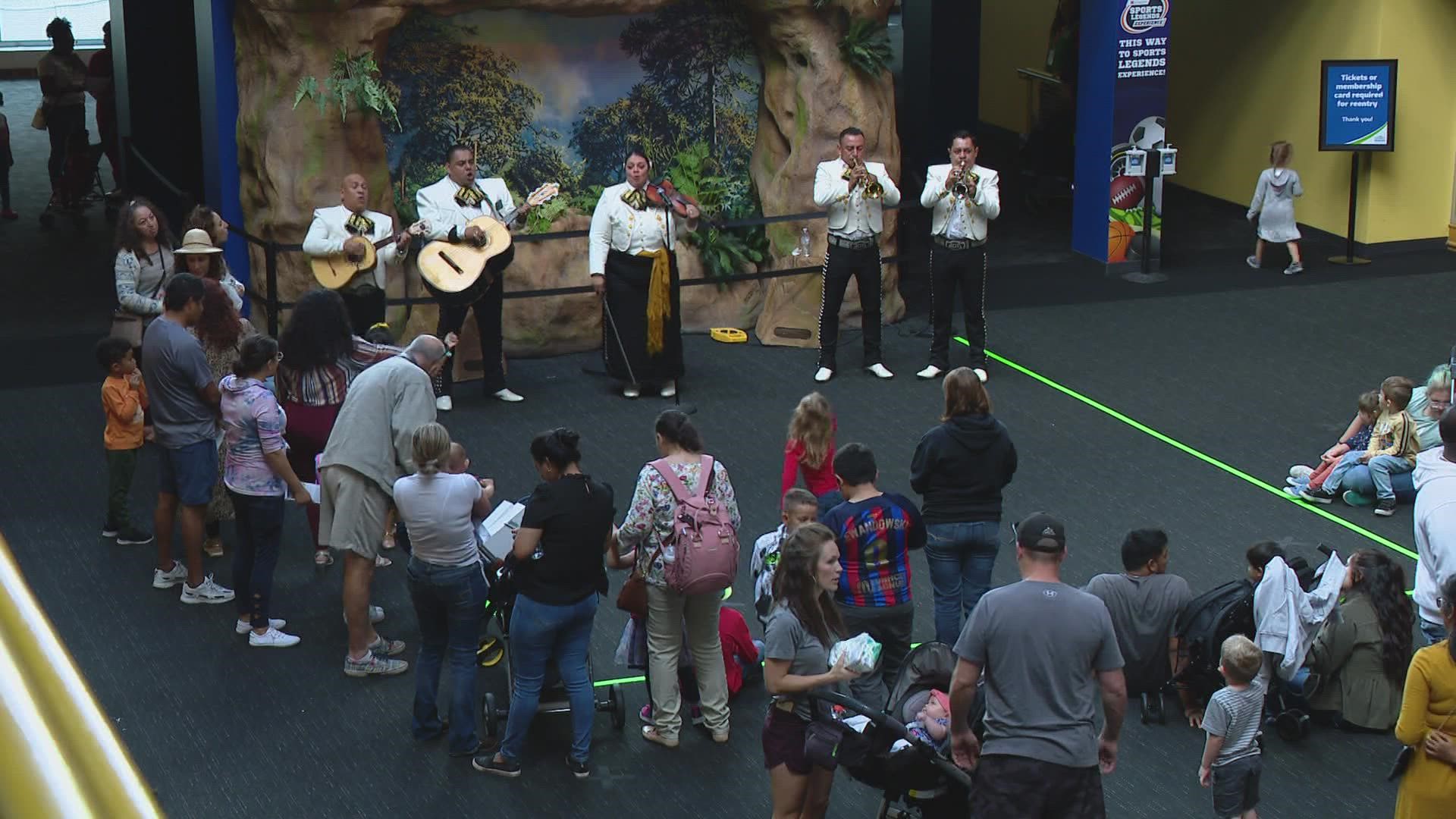 The event featured, not only free admission to the museum but also live music, and performances. Plus, Riley Children's Health hosted a free vaccination clinic.