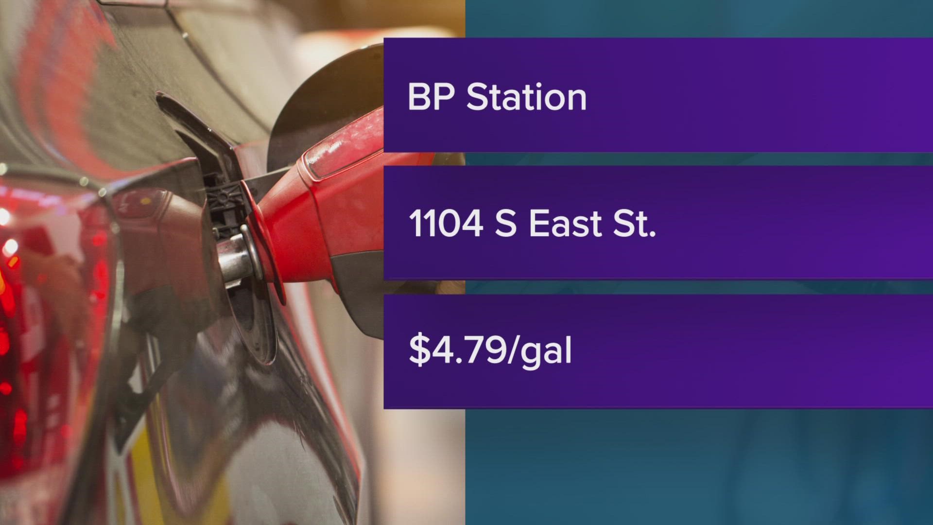 AAA says the current average price for a gallon of is $5.09.