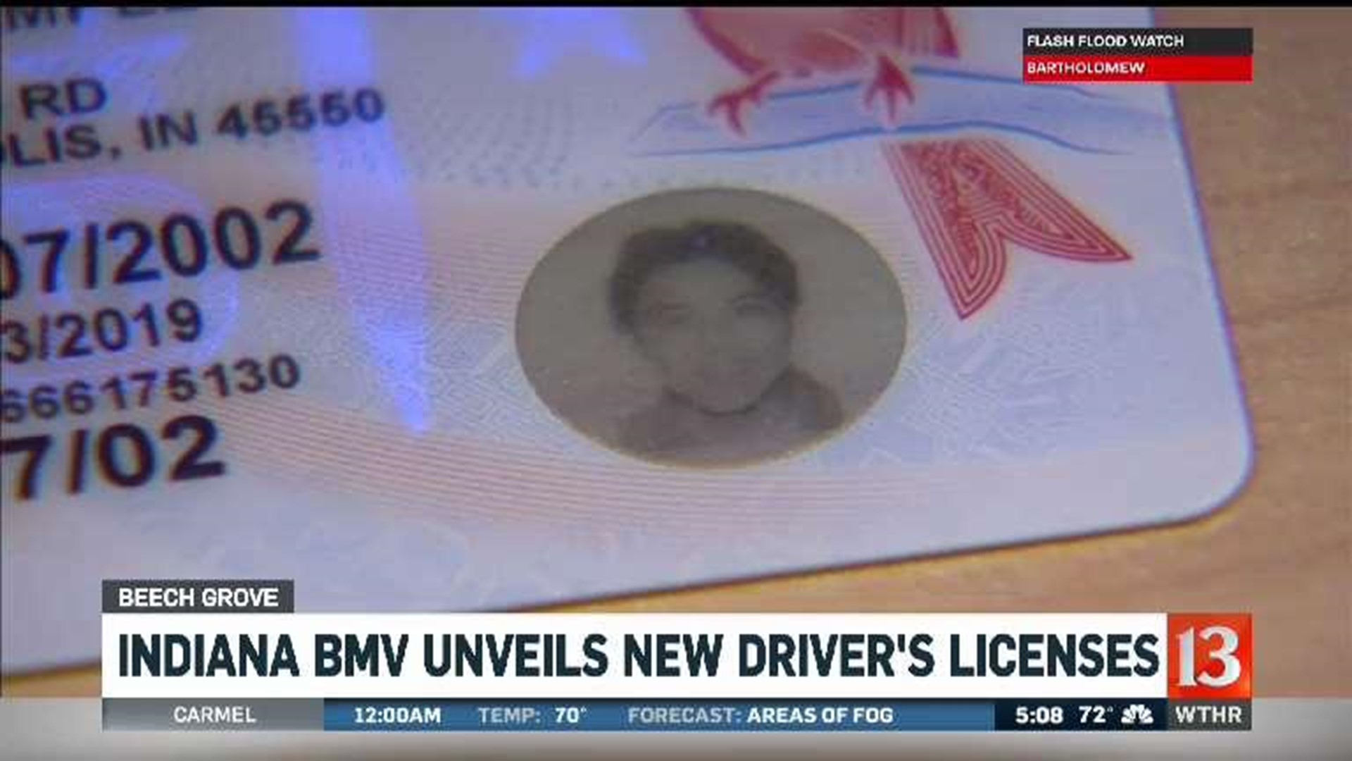 New design for Indiana driver's license revealed