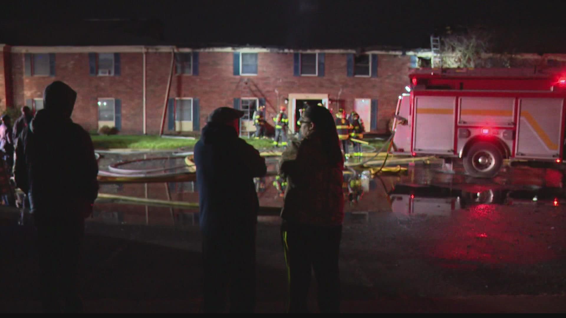 Firefighters have responded to 20 fires at the Lakeside Pointe at Nora apartments since Jan. 1.