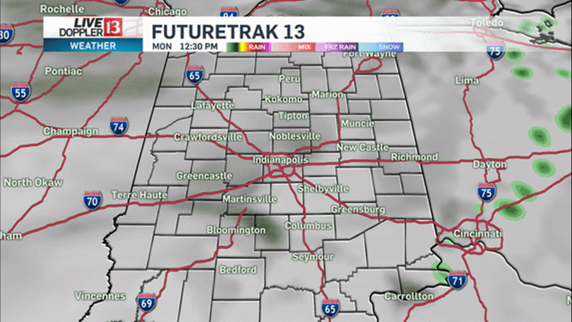 Rain Tonight; Clearing Election Day - Live Doppler 13 Weather Blog ...