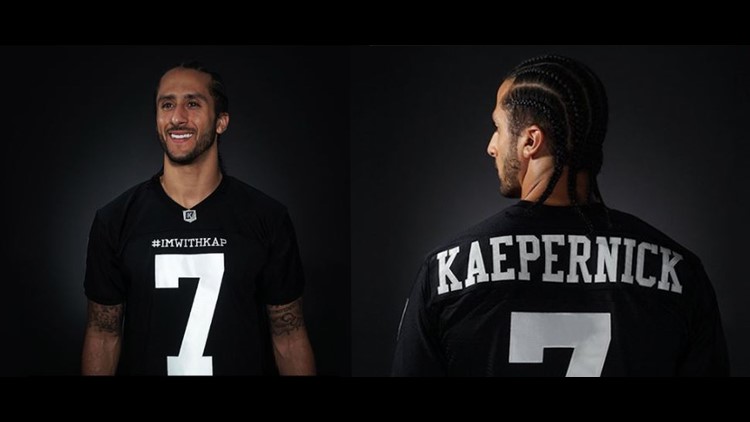 Colin Kaepernick on X: Limited edition, embroidered, stitched, official  #IMWITHKAP Jerseys available for PRE-SALE now! Limited quantity . 20% of  all proceeds go to @yourrightscamp. Thank you for your continued support!  Shop