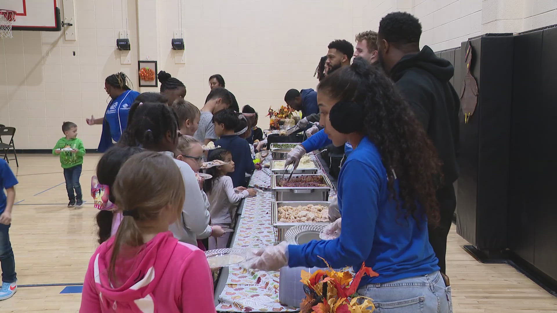 One event Tuesday provided a meal for 150 guests.