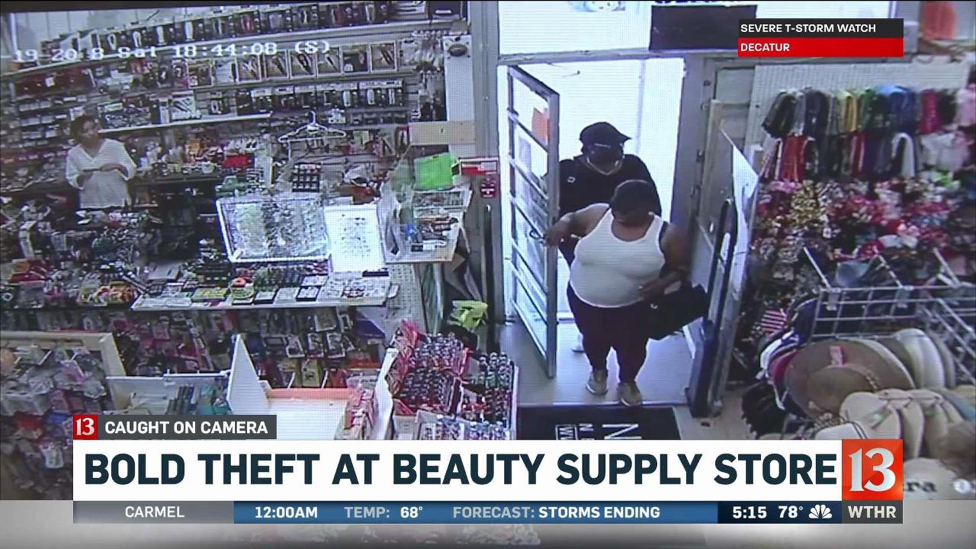 Bold theft at beauty store pkg