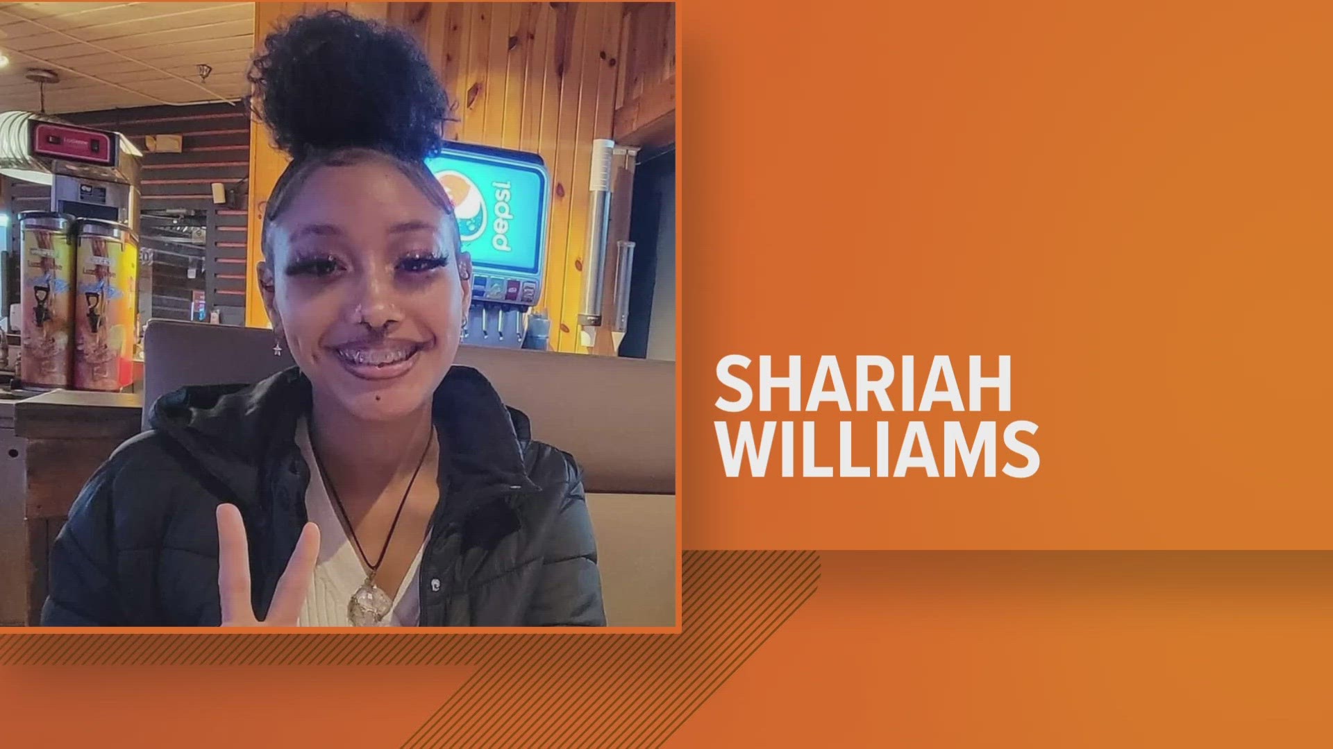 17 year old Shariah Williams has been missing since Feb 23. She is 5 ft 4 in and weighs 120 pounds. Williams has black hair and brown eyes.