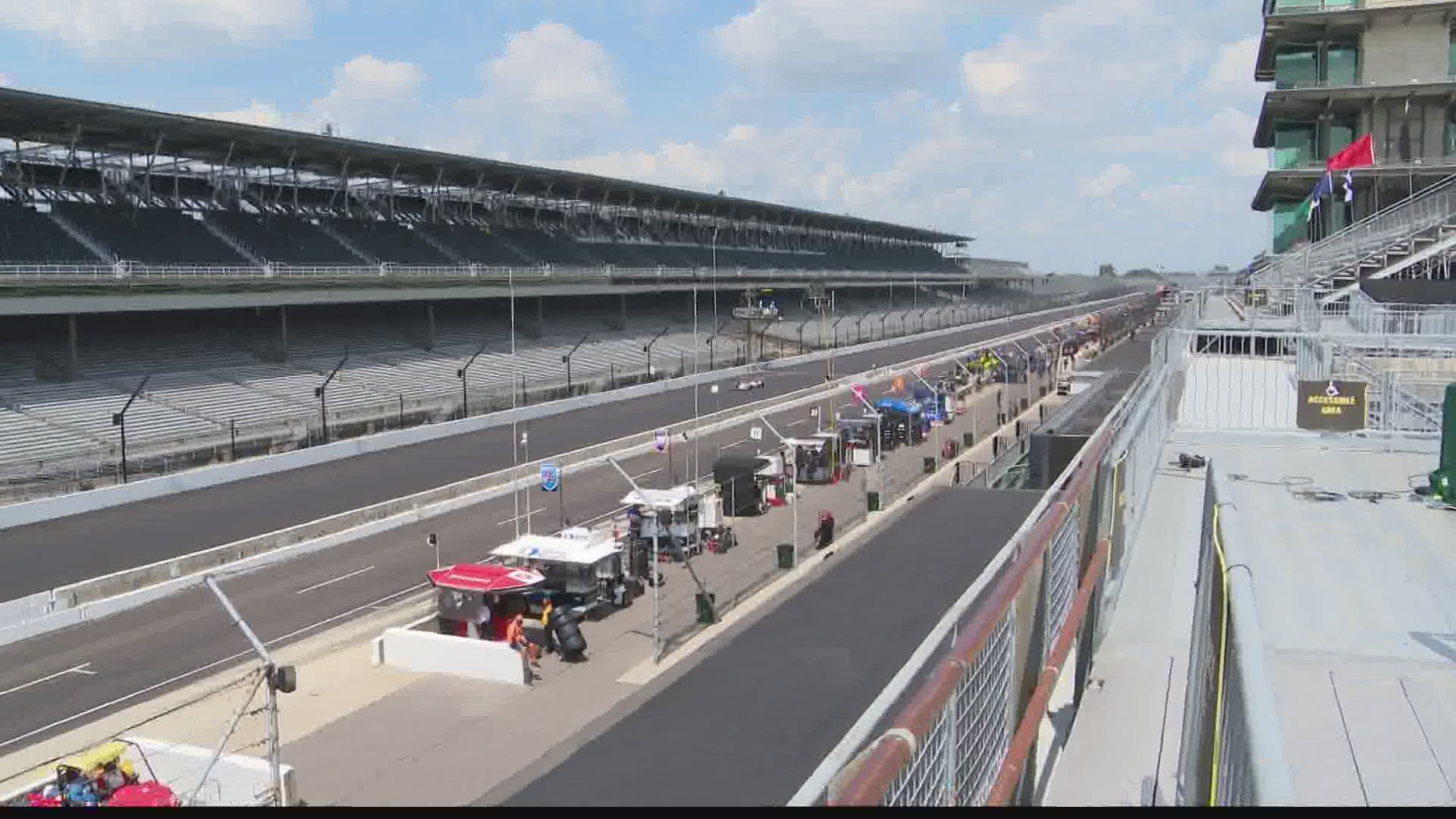 It's qualifying weekend at the Indianapolis Motor Speedway.
