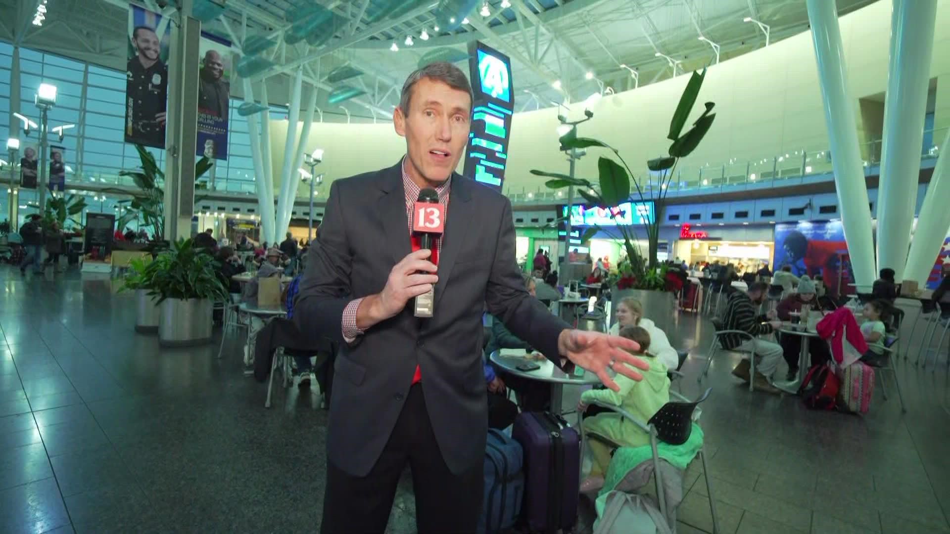 Rich Nye is at the airport with the latest updates on cancellations.