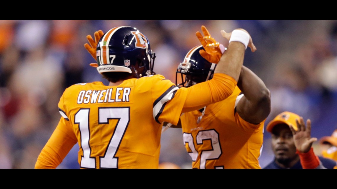 Pro Football: 2 TD throws from QB Brock Osweiler lead Denver