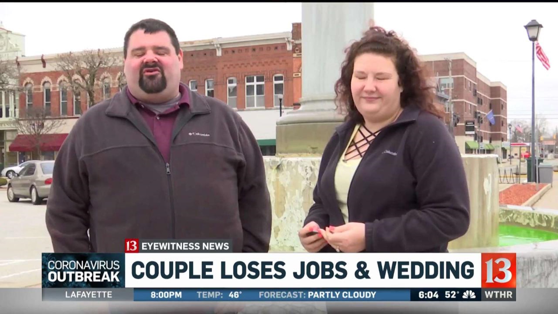 Couple loses jobs and wedding