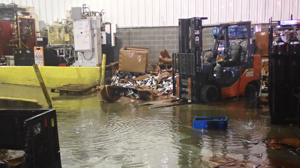 Explosion, fire at Columbus manufacturing plant injures 3