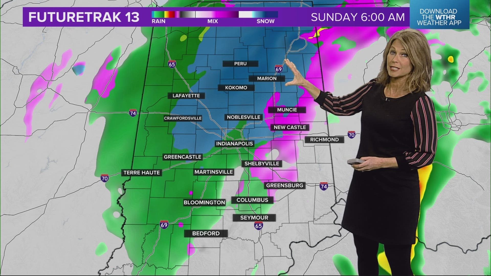 Soggy Saturday night before rain and snow mix | Live Doppler 13 Weather ...