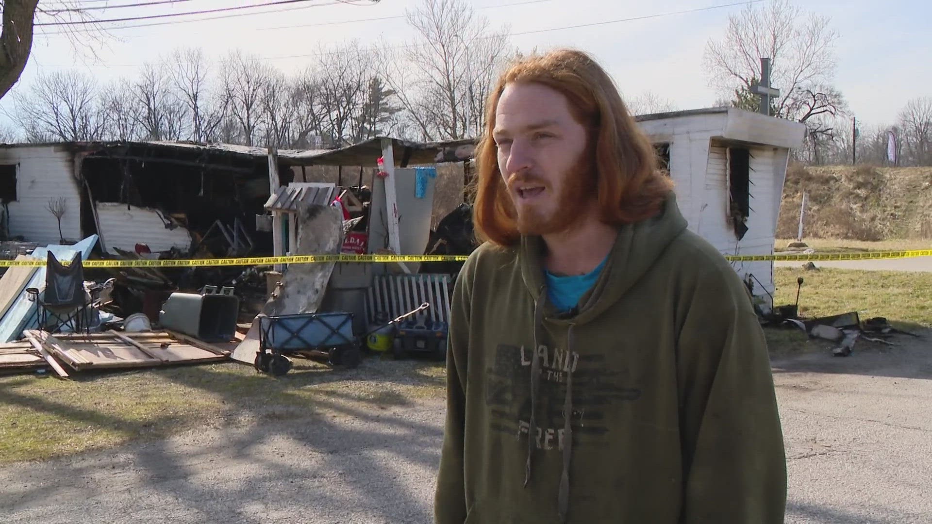 Heroic efforts by an Indianapolis man who ran into a burning home to help his neighbor.