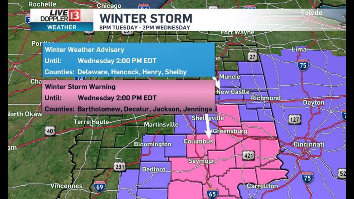 Winter storm warning issued, prepare for heavy snowfall southeast of