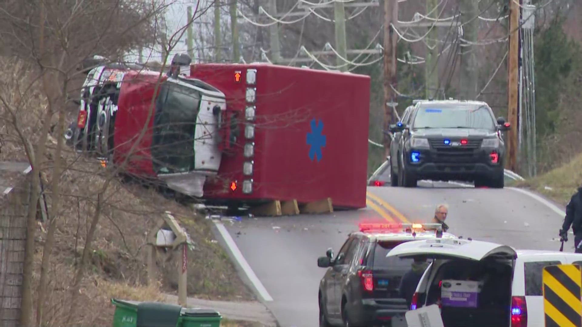 The crash occured along Cumberland Road between 106th and 116th street.