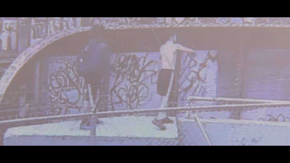 Detectives arrest two teens seen throwing rocks from overpass