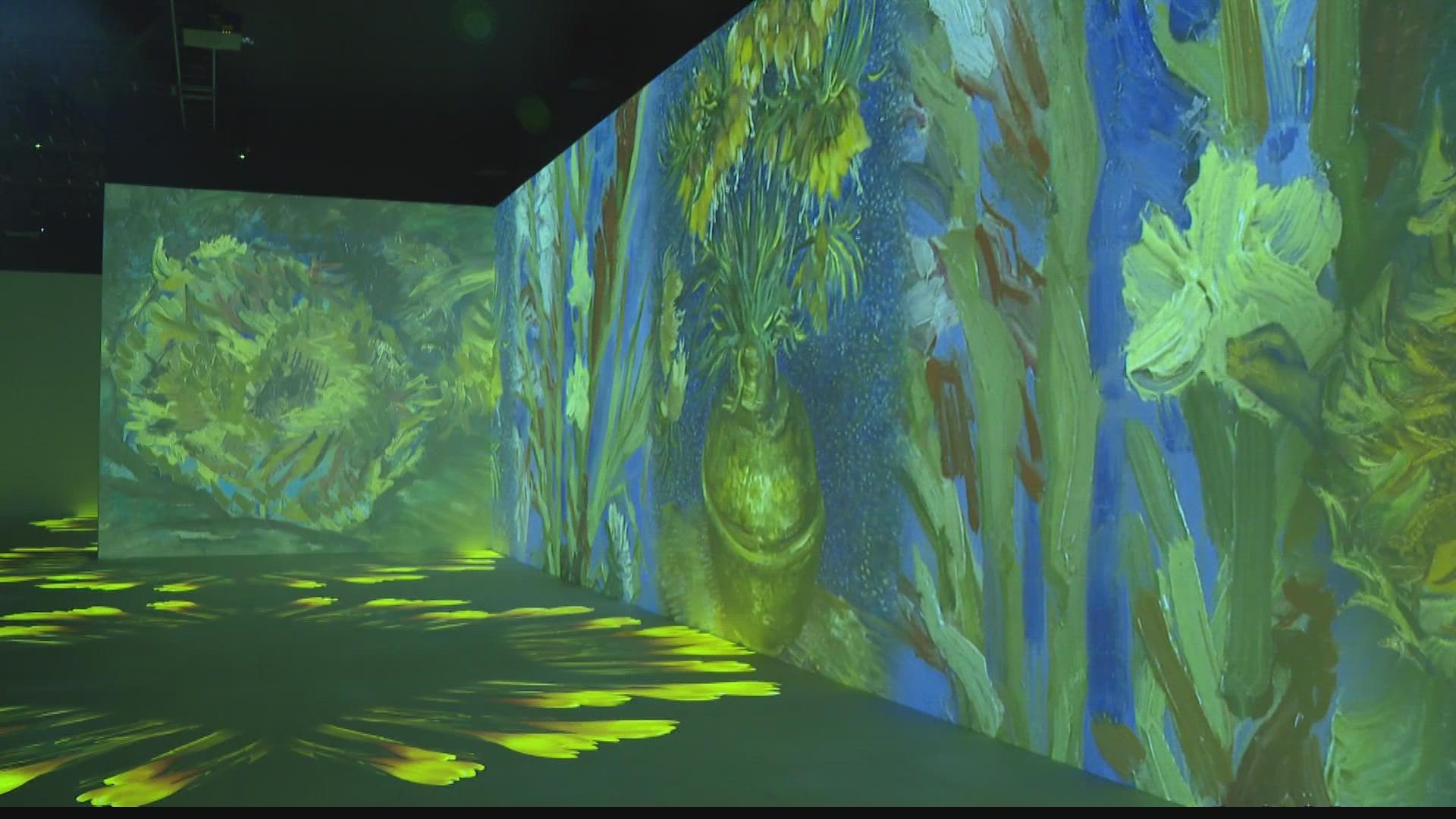 The Lume, which is the new immersive exhibit, will allow you to walk through French painter Claude Monet's paintings.