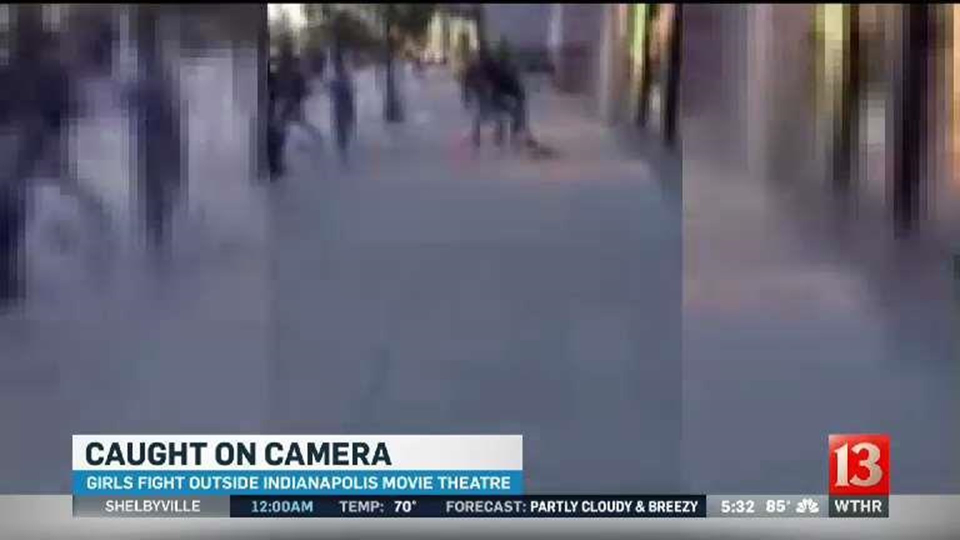 Girls fight outside Indianapolis movie theater