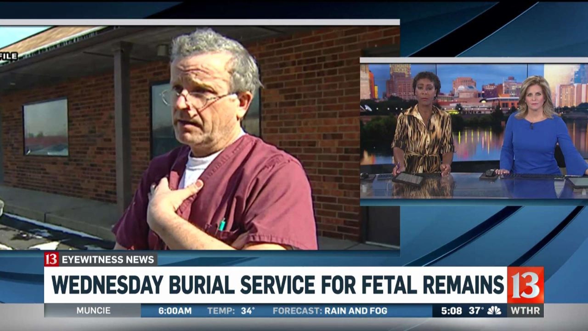 Burial service for fetal remains