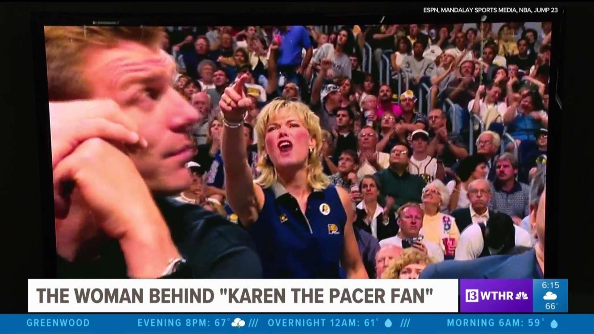 The woman behind "Karen the Pacer Fan"