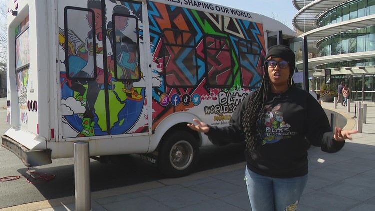Black Worldschoolers Mobile Bookstore visits Newfields