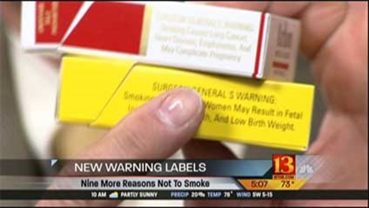 FDA announces new cigarette warning labels