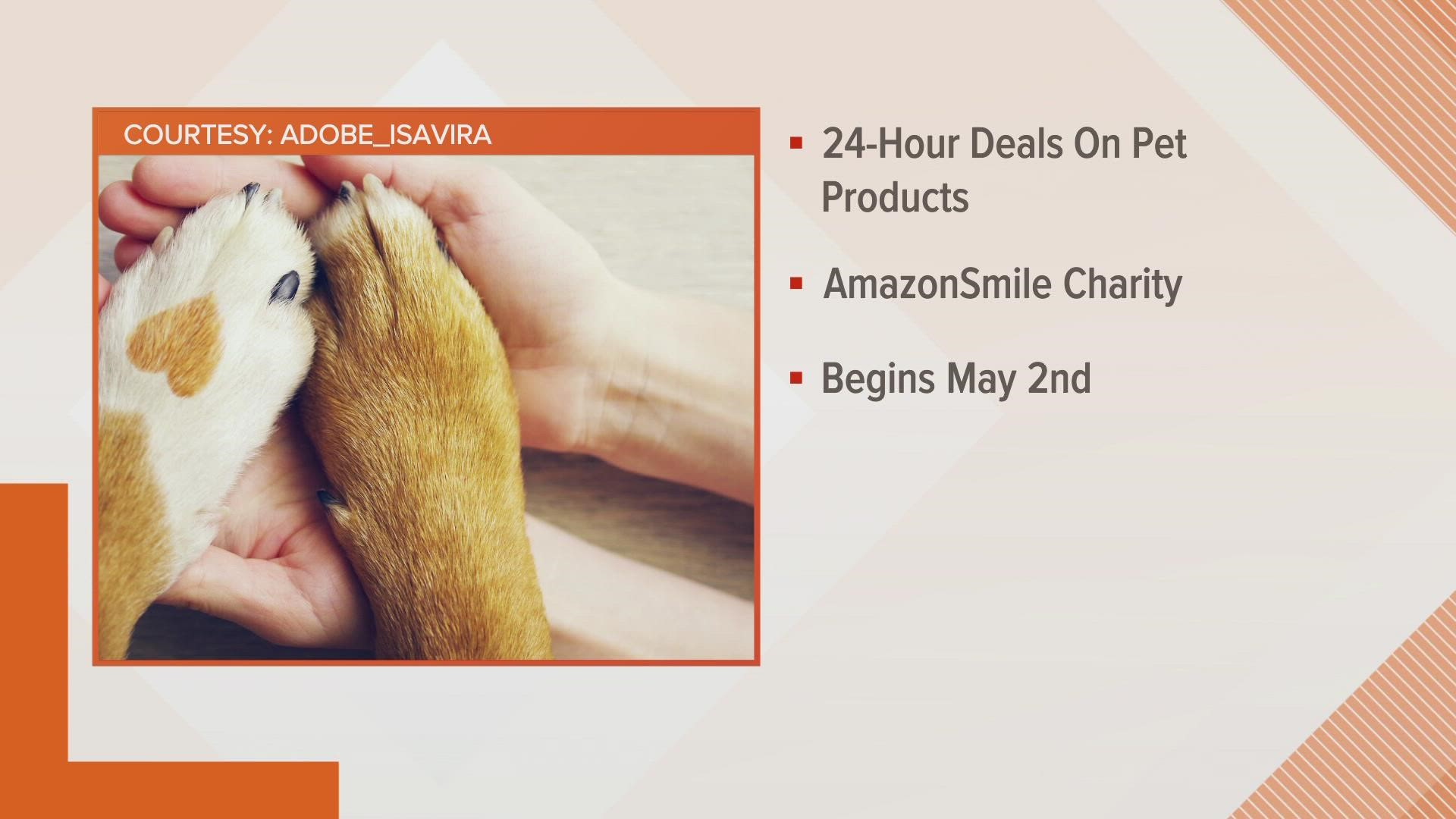 Amazon Pet Day features 24 hours of deals on pet products.
