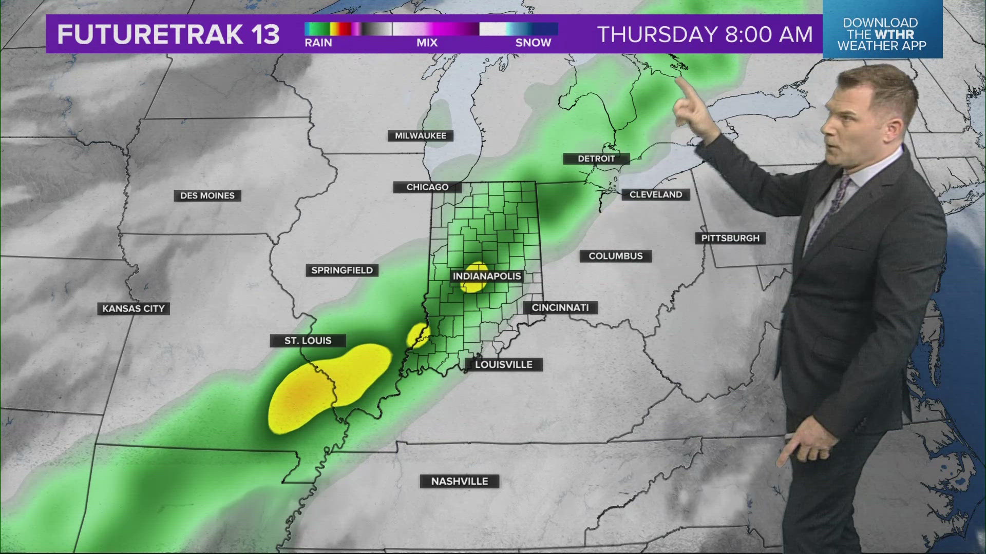 13News meteorologist Robb Ellis takes a look at the low temperatures for Saturday night before a warmup comes over the next several days.