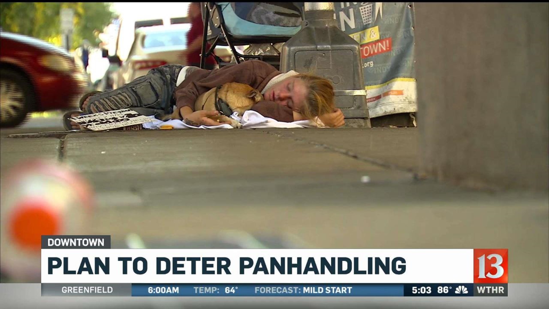 Plan to deter panhandling