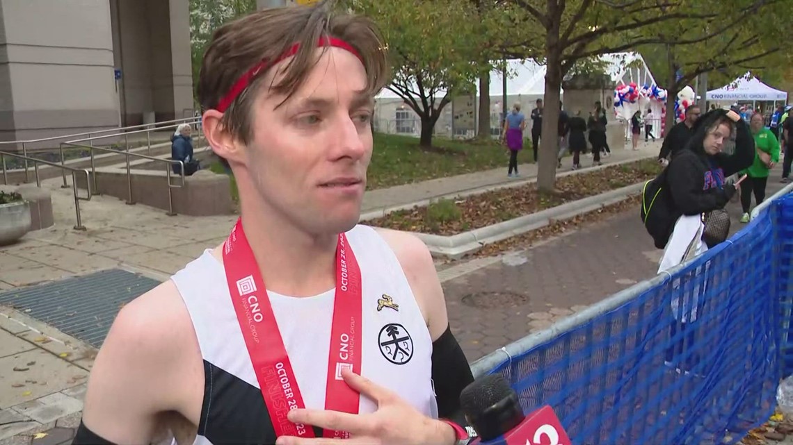 Live interview Man wins 2023 Indy Monumental HalfMarathon