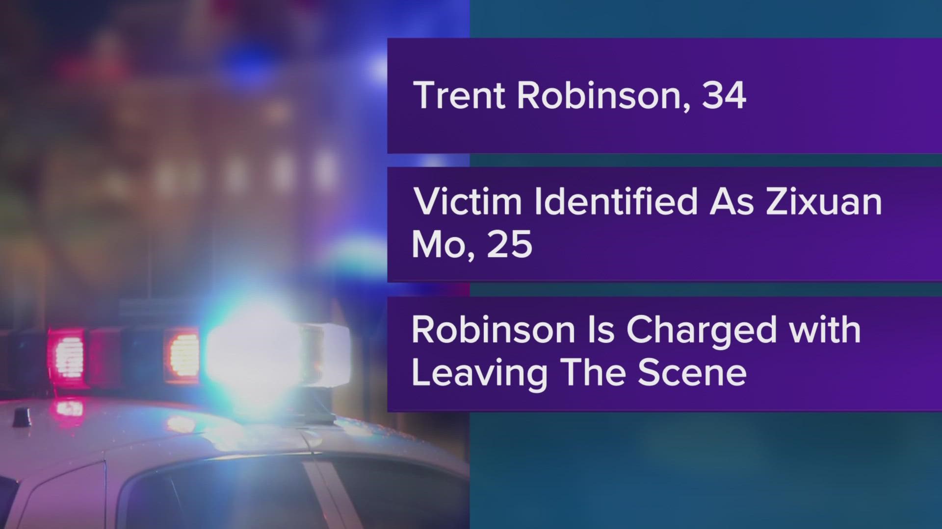 Police have arrested 34-year-old Trent Robinson in connection to a deadly hit and run in West Lafayette