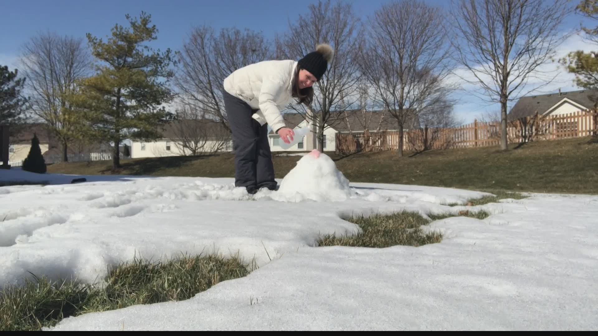 13News meteorologist Kelly Greene shares unique, fun activities to do in the snow.