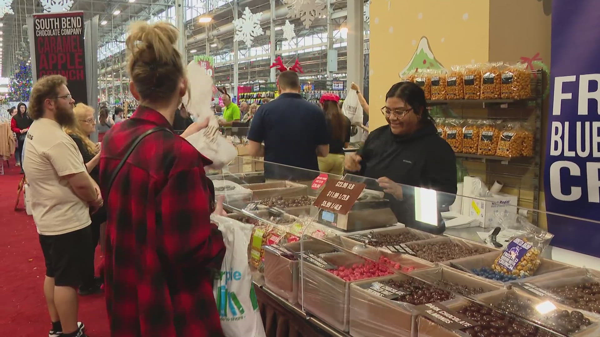 More than 300 vendors are selling food, drinks, crafts and clothing. 