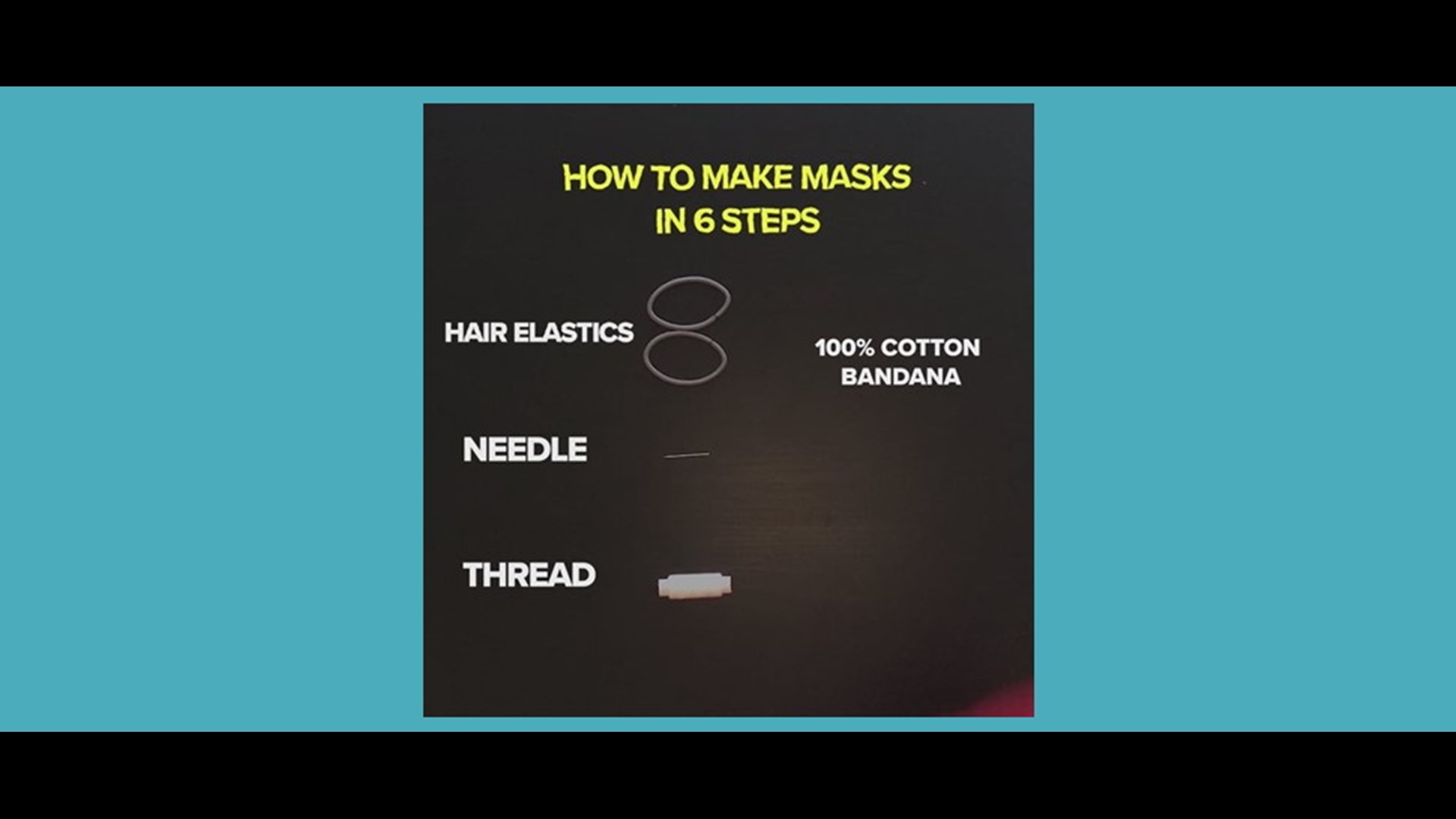 How to make your own face mask without a sewing machine