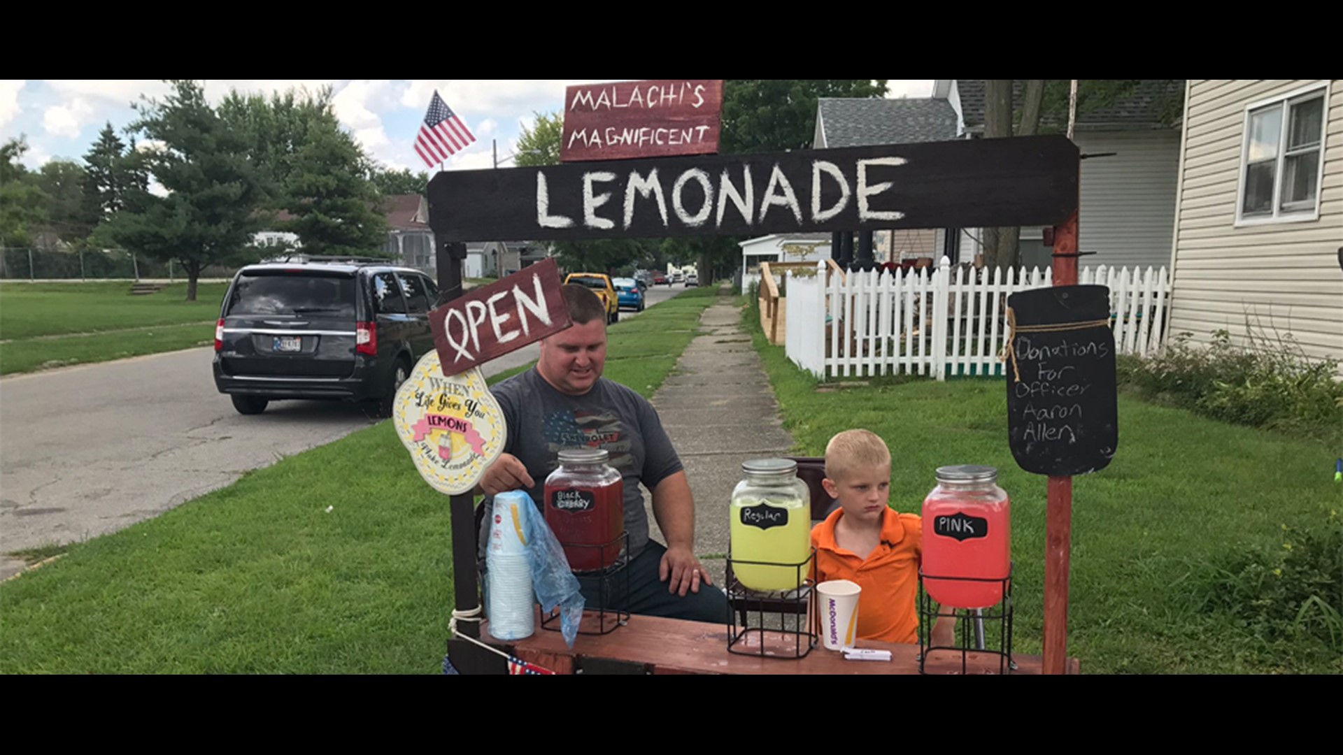 Boone County Sheriff visits 'Malachi's Magnificent Lemonade' | wthr.com