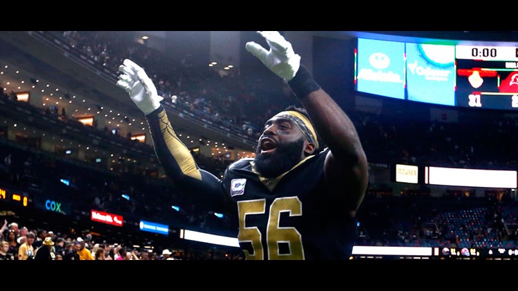 New Orleans Saints Demario Davis donating money to St. Dominic