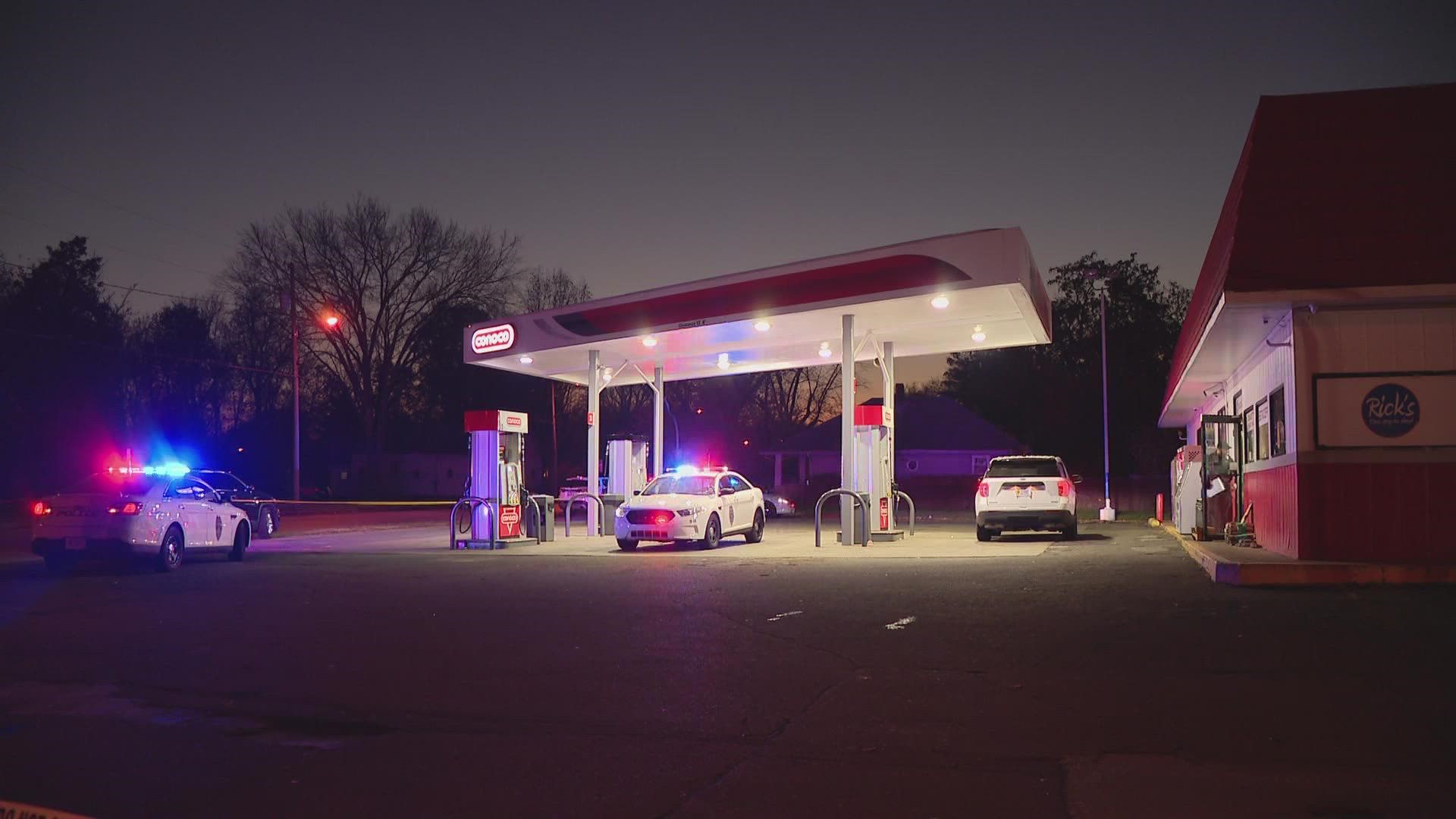 Anderson Police were called to the Conoco station at 1002 Nichol Avenue around 5:45 p.m. Wednesday.