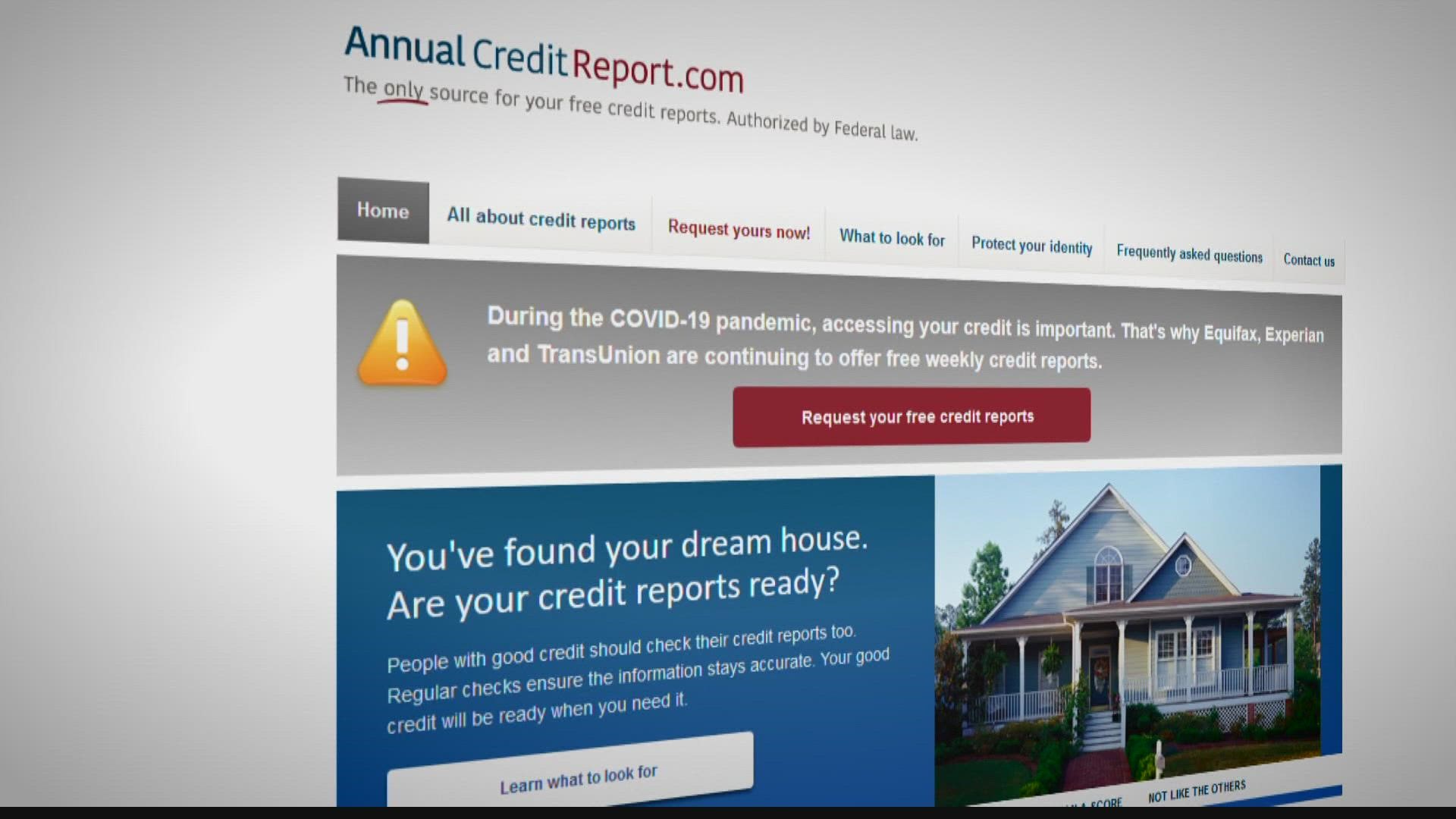 Allison Gormly tells us what's the deal with free credit reports.