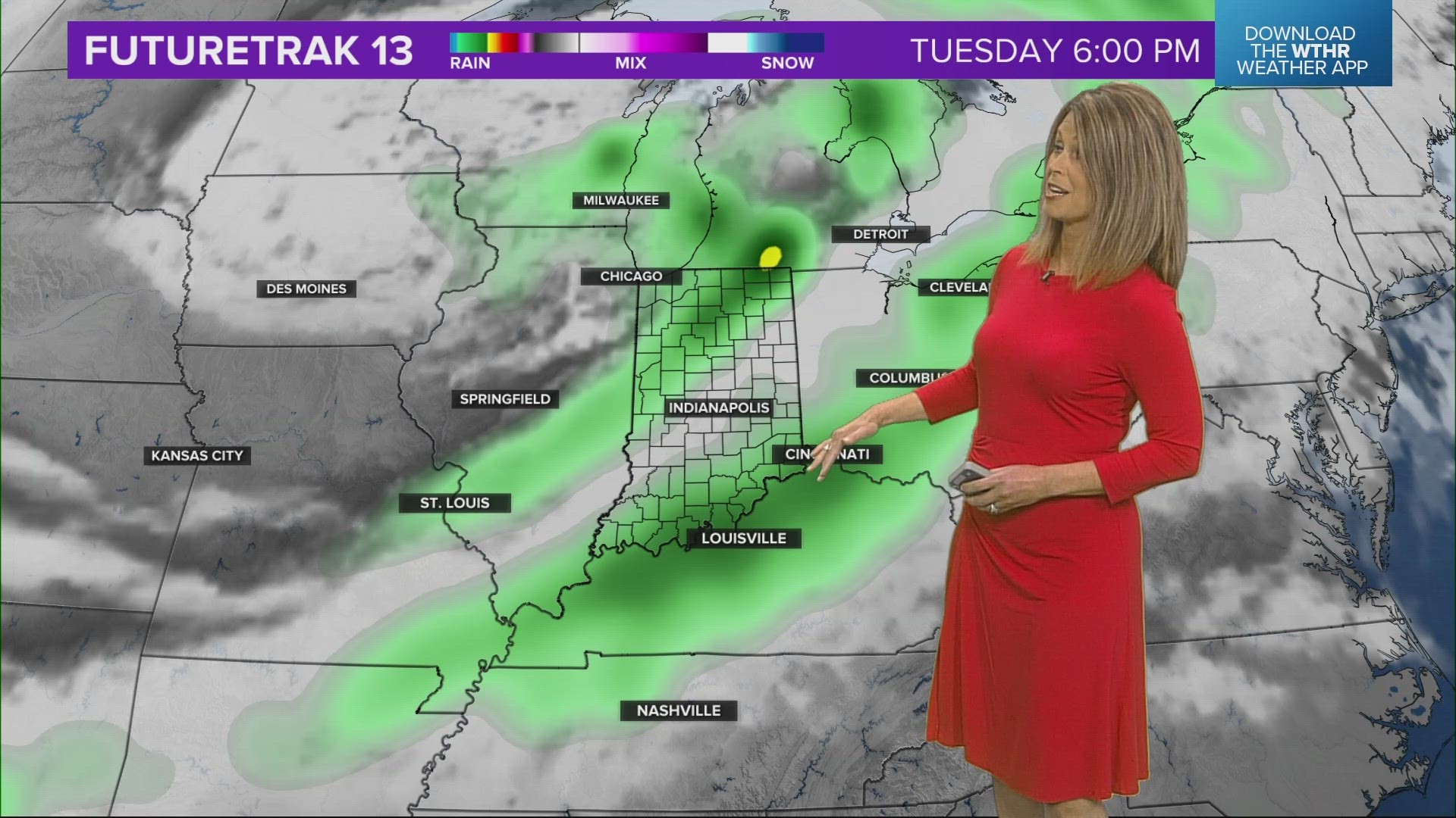 13News meteorologist Angela Buchman details a mild day in central Indiana and what the weekend forecast could look like.