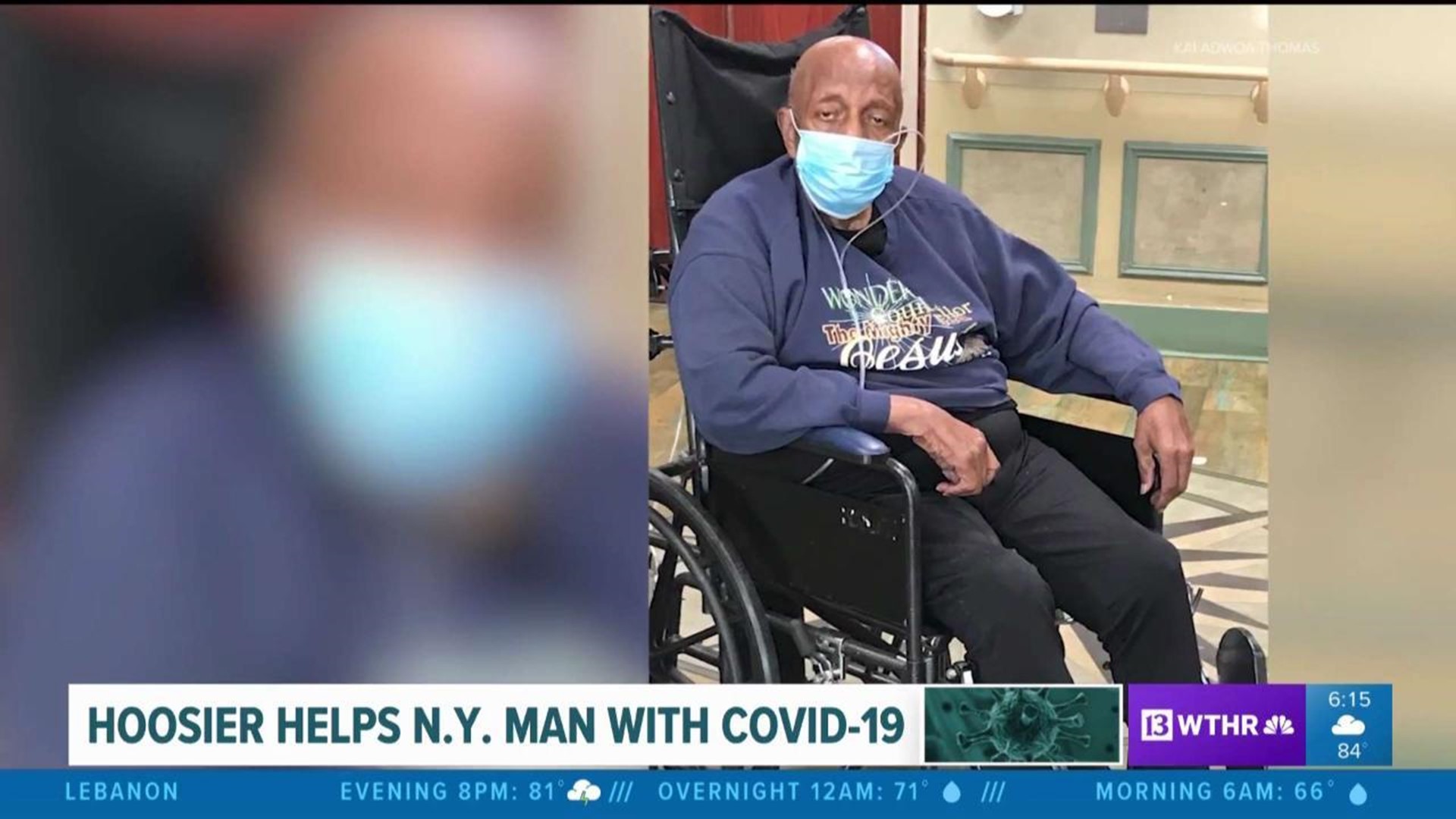 Hoosier helps NY man with COVID-19