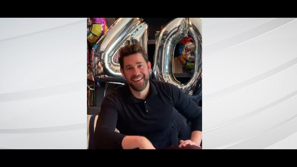 John Krasinski claims daughter his 40th birthday, asks followers