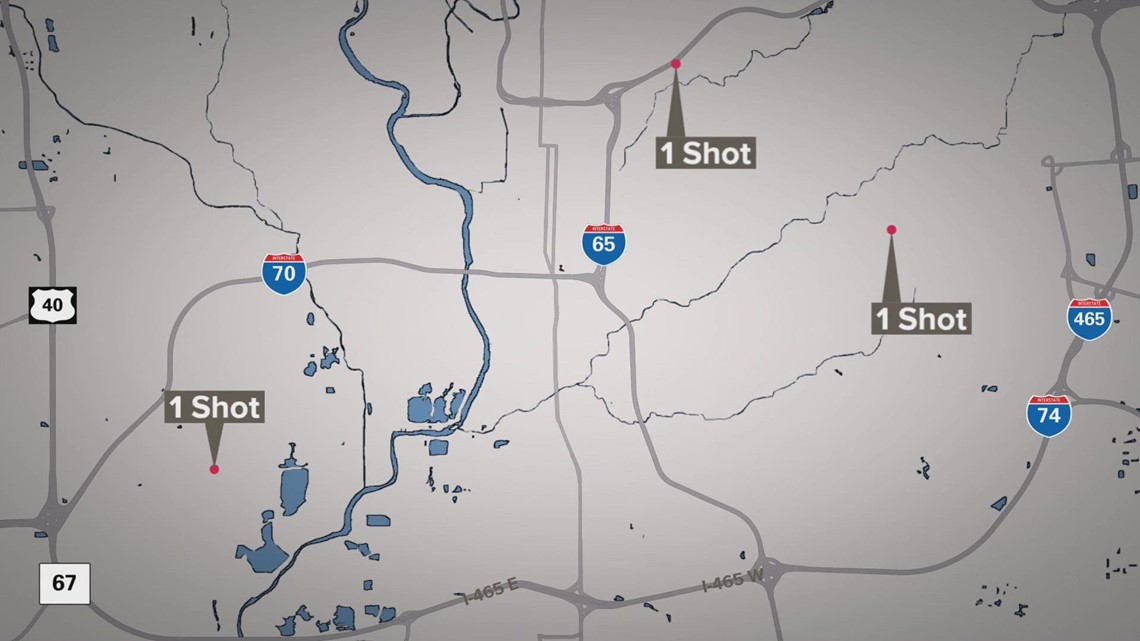 IMPD investigating 3 shootings Saturday night and Sunday