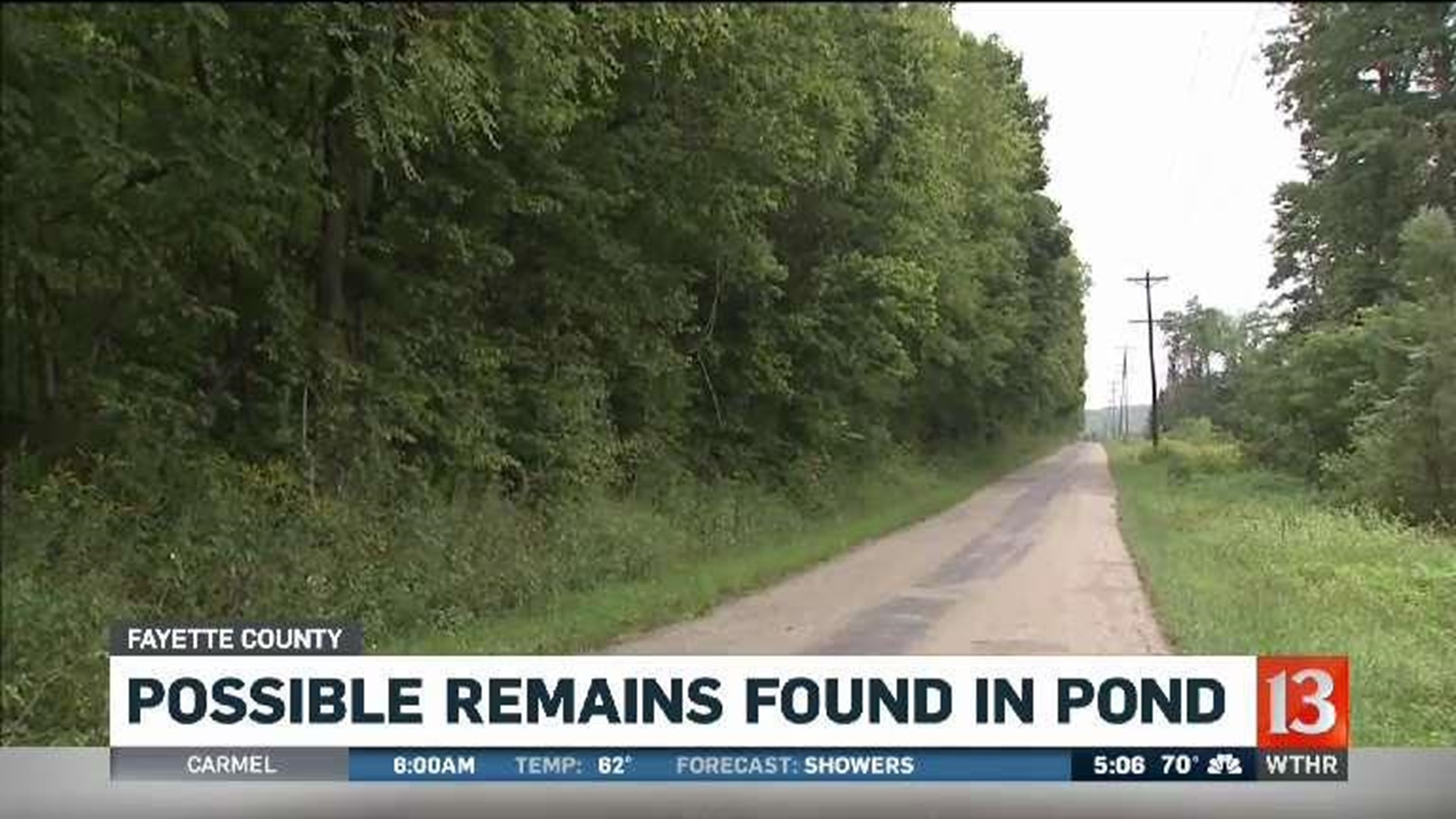 Possible human remains found