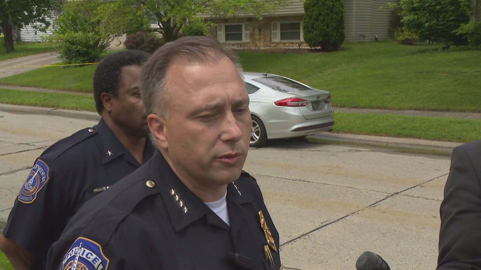 IMPD Chief Chris Bailey provides an additional update after an officer allegedly shot and killed a suspect in the 6300 block of Watercrest Way.