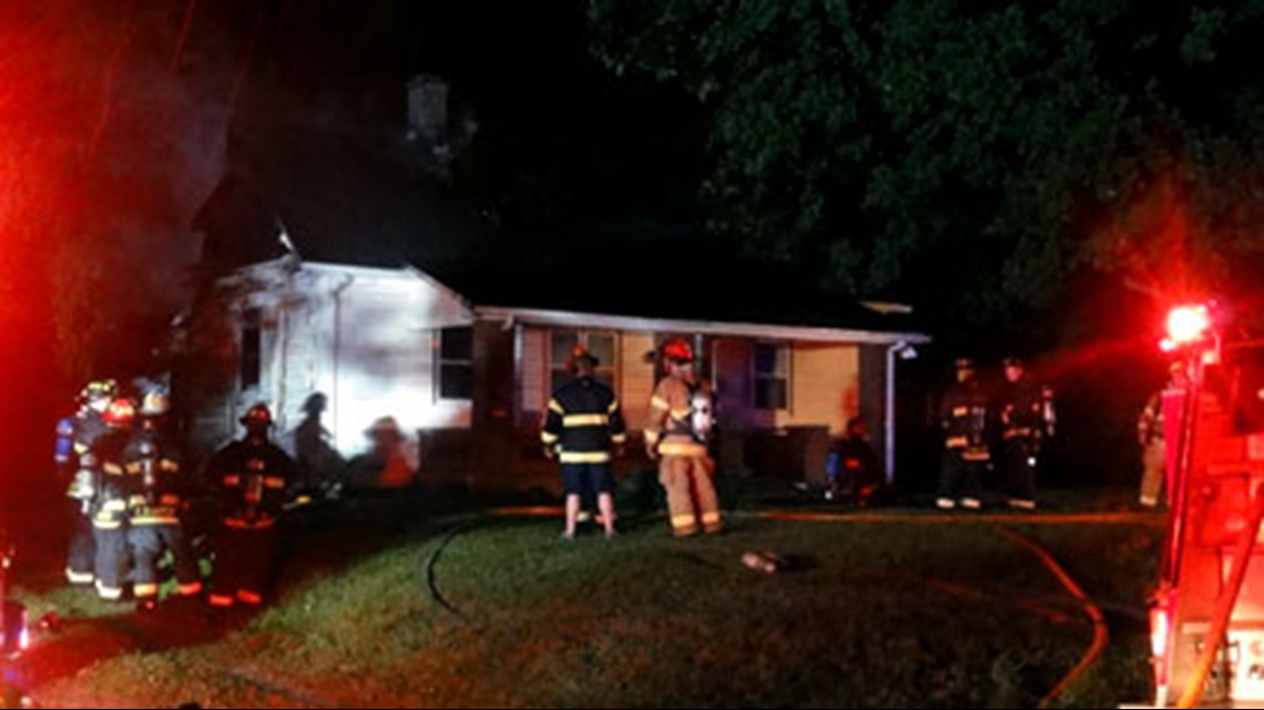 Hendricks County crews battle house fire, belligerent neighbor | wthr.com