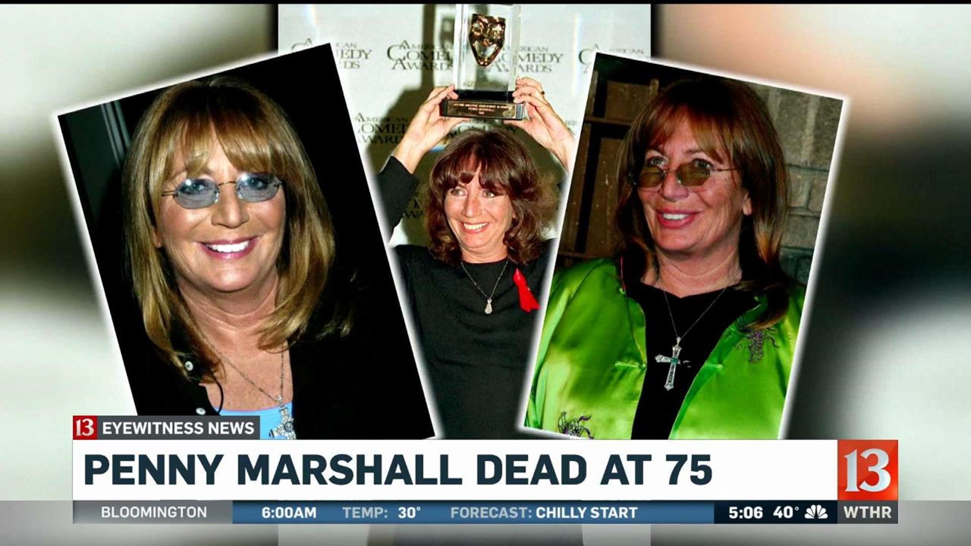 Actress Penny Marshall of 'Laverne & Shirley' dead at 75