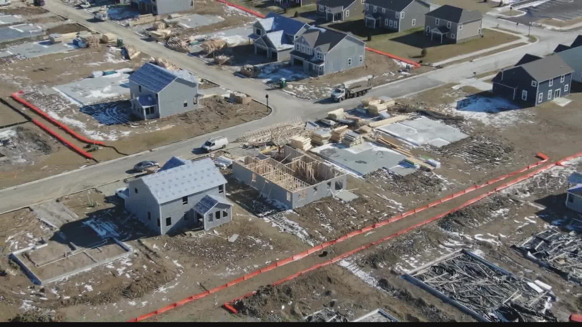 New home construction is in it's strongest year in Indiana since 2005.